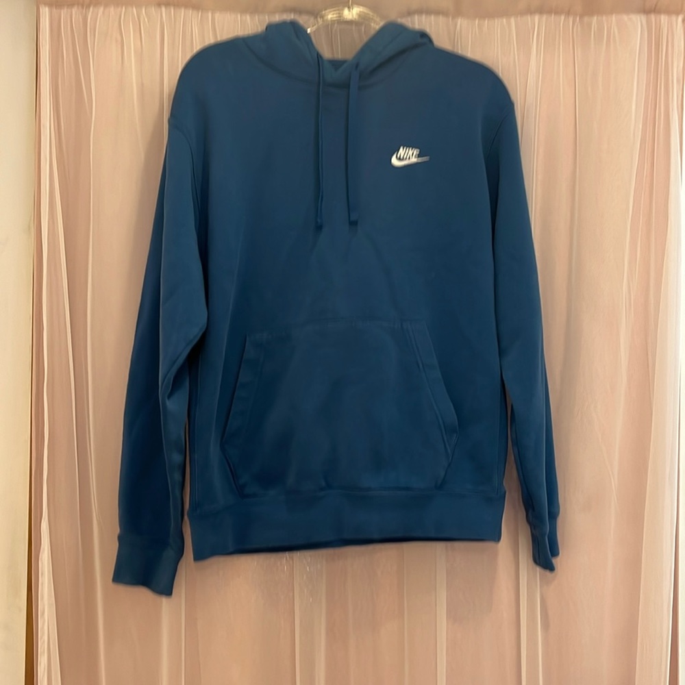 Blue Nike hoodie size medium good condition